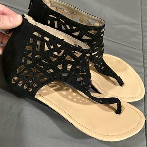 Bongo Sandals Size 8 Women’s Shoes Summer Black